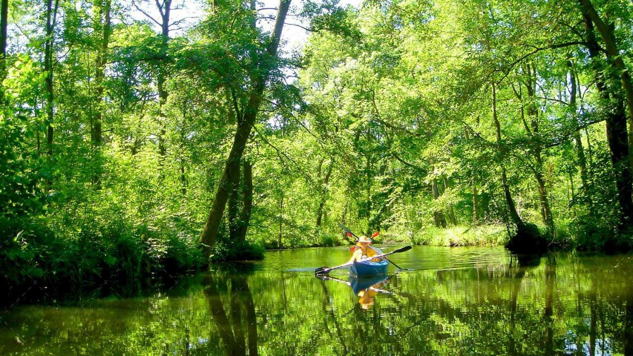 Janischs Fewo Im Spreewald, Terrasse, Grosser Garten Und Blick Inklusive Unterspreewald Buitenkant foto